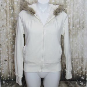 🦄 OP Fleece Lined Hoodie with Fur Trim Hood